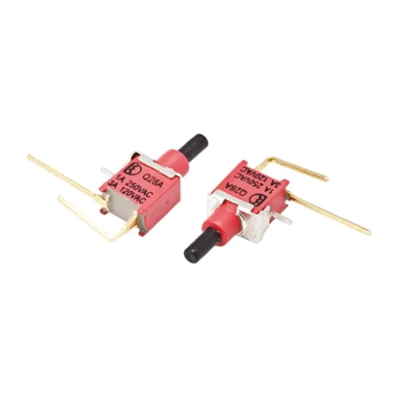 RS PRO Push Button Switch Momentary PCB SPST Red LED IP67 28 V DC 120 V AC 734-6823P