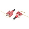 RS PRO Push Button Switch Momentary PCB SPST Red LED IP67 28 V DC 120 V AC 734-6823P