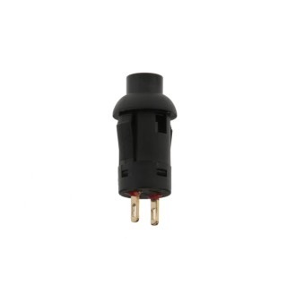 RS PRO Miniature Push Button Switch Momentary Panel Mount 8 mm Cutout SPST Black LED 30 V dc 734-6827