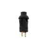 RS PRO Miniature Push Button Switch Momentary Panel Mount 8 mm Cutout SPST Black LED 30 V dc 734-6827