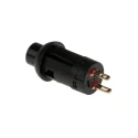 RS PRO Miniature Push Button Switch Momentary Panel Mount 8 mm Cutout SPST Black LED 30 V dc 734-6827
