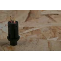 RS PRO Miniature Push Button Switch Momentary Panel Mount 8 mm Cutout SPST Black LED 30 V dc 734-6827
