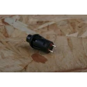 RS PRO Miniature Push Button Switch Momentary Panel Mount 8 mm Cutout SPST Black LED 30 V dc 734-6827