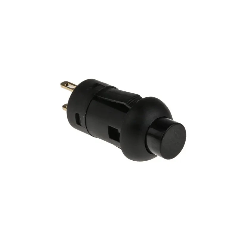 RS PRO Miniature Push Button Switch Momentary Panel Mount 8 mm Cutout SPST Black LED 30 V dc 734-6827