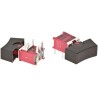RS PRO SPDT On-On On-(On) Rocker Switch Panel Fibreglass Reinforced Nylon Housing IP67 400mA 20V dc 250V ac 734-6886