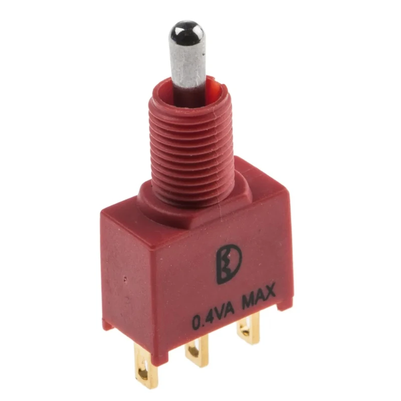 RS PRO Toggle Switch, PCB Mount, On-Off-On, SPDT, Solder Terminal, 12 V dc, 112 V ac, IP67 Sealed 734-6980