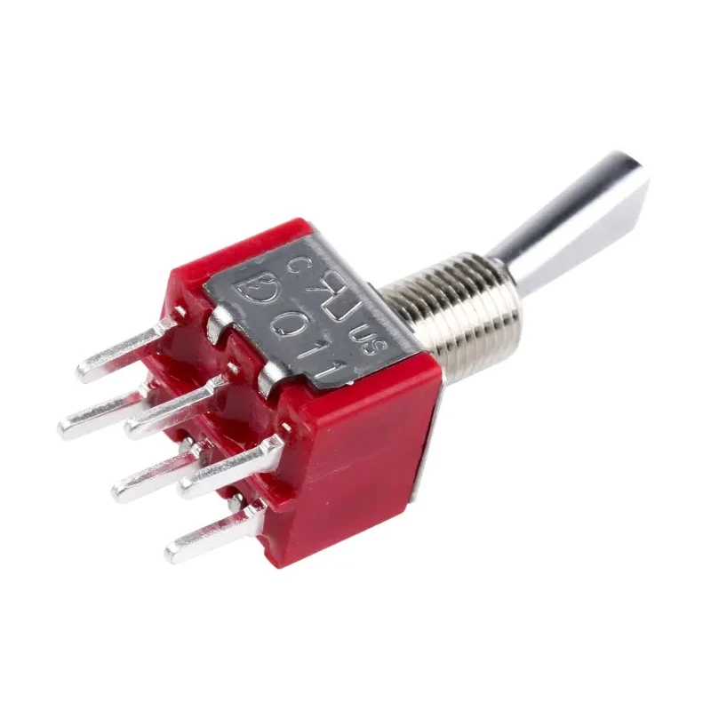RS PRO Toggle Switch, PCB Mount, On-None-On, DPDT, Through Hole Terminal, 26 V dc, 112 V ac 734-7031