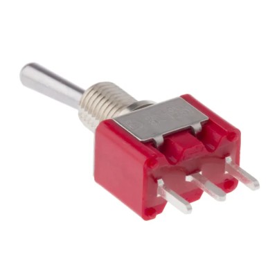 RS PRO Toggle Switch PCB Mount On-On SPDT Through Hole Terminal 12 V dc 112 V ac 734-7003