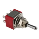 RS PRO Toggle Switch Panel Mount On-Off-On DPDT Solder Terminal 26V DC 112V AC 5A 40000 Cycles 734-7044