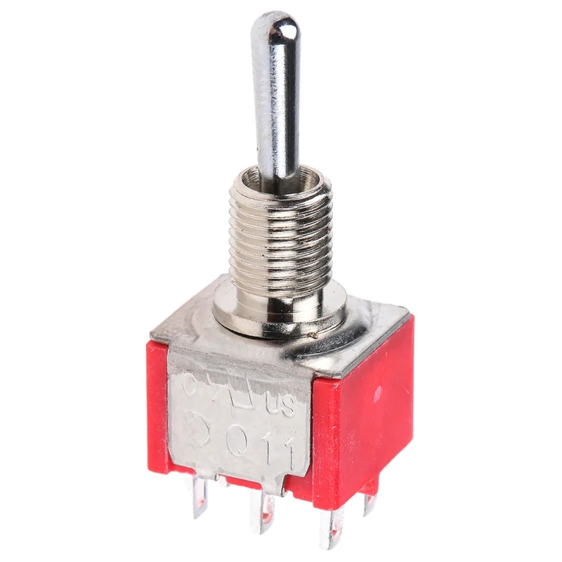 RS PRO Toggle Switch Panel Mount On-On-On DPDT Solder Terminal 26 V dc 112 V ac 734-7050