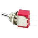 RS PRO Toggle Switch PCB Mount On-On SPDT Through Hole Terminal 26V DC 112V AC 1MS Series 734-7090