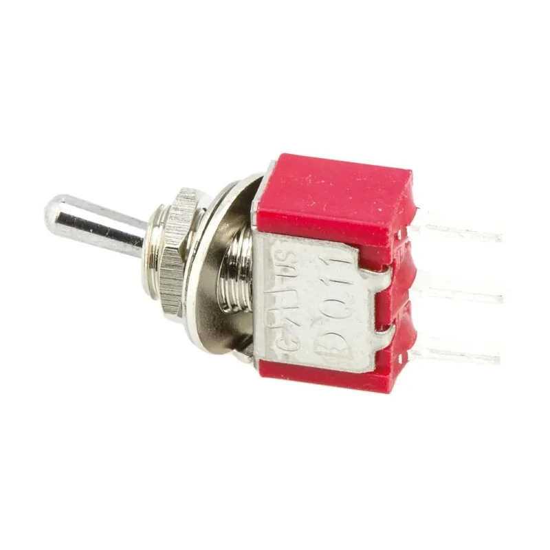 RS PRO Toggle Switch PCB Mount On-On SPDT Through Hole Terminal 26V DC 112V AC 1MS Series 734-7090