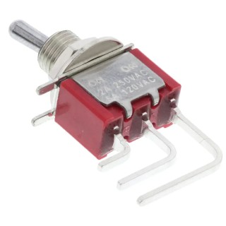 RS PRO Toggle Switch PCB Mount On-None-On SPDT Through Hole Terminal 28 V dc 112 V ac 734-7094P