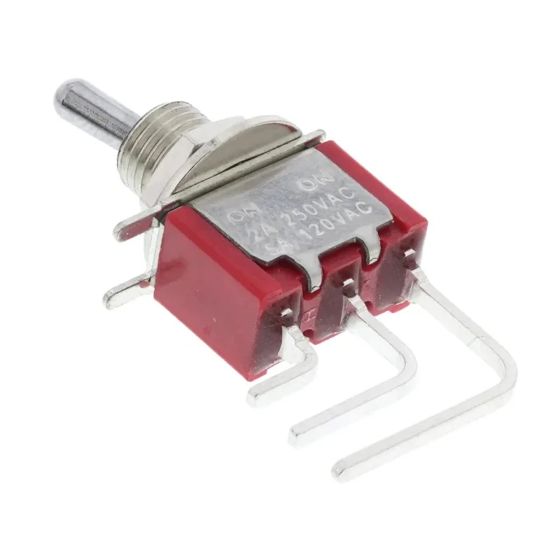 RS PRO Toggle Switch PCB Mount On-None-On SPDT Through Hole Terminal 28 V dc 112 V ac 734-7094P
