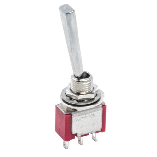 RS PRO Toggle Switch Panel Mount On-On SPDT Solder Terminal 28 V dc 112 V ac 734-7129P