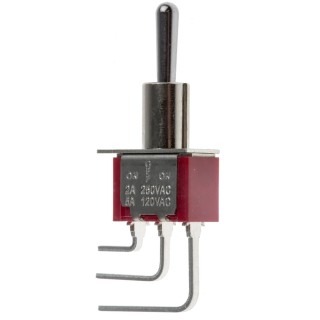 RS PRO Toggle Switch, PCB Mount, On-Off-On, SPDT, Through Hole Terminal, 28 V dc, 112 V ac 734-7132