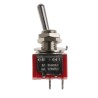 RS PRO Toggle Switch Panel Mount On-Off SPST Solder Terminal Chrome Plated Brass Actuator 28V DC AC 5A 1MS Series 734-7154