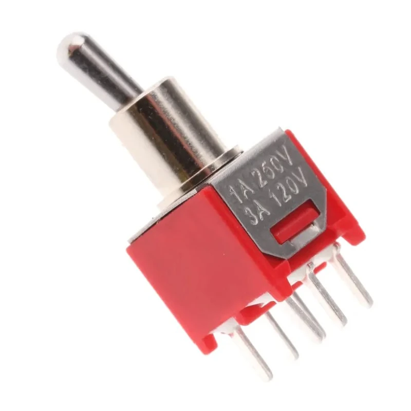 RS PRO Toggle Switch PCB Mount On-On DPDT Through Hole Terminal 15 V DC 240 V AC 734-7182