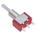 RS PRO Toggle Switch Panel Mount On-Off-(On) SPDT Solder Terminal 28 V dc 112 V ac 734-7145