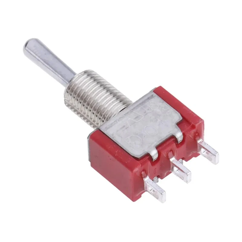 RS PRO Toggle Switch Panel Mount On-Off-(On) SPDT Solder Terminal 28V DC 112V AC 5A 1MS 734-7145P