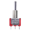 RS PRO Toggle Switch Panel Mount On-Off-(On) SPDT Solder Terminal 28V DC 112V AC 5A 1MS 734-7145P