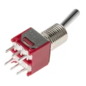 RS PRO Toggle Switch PCB Mount On-On DPDT Through Hole Terminal 15 V dc 240 V ac 734-7191
