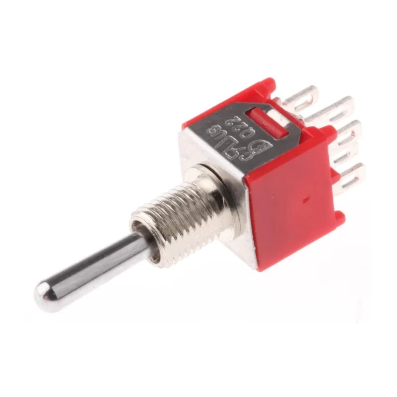 RS PRO Toggle Switch Panel Mount On-On-On DPDT Solder Terminal 15 V dc 240 V ac 734-7202