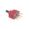 RS PRO Toggle Switch PCB Mount On-Off-On DPDT Through Hole Terminal 24 V dc 240 V ac 734-7242P