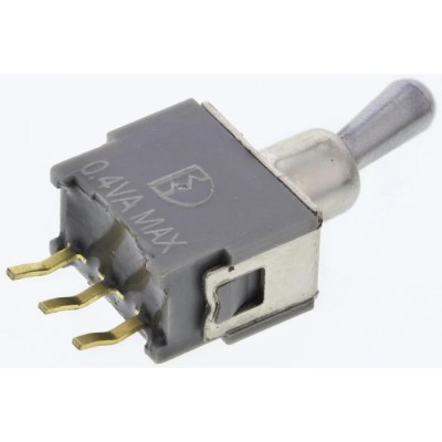 RS PRO Toggle Switch PCB Mount On-On SPDT Through Hole Terminal 24V DC 240V AC 734-7249
