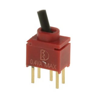 RS PRO Toggle Switch, PCB Mount, On-On SPDT, Through Hole Terminal, 24 V dc, 240 V ac, IP67 Sealed 734-7246