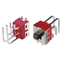 RS PRO PCB Slide Switch DPDT Latching 5A Silver Plated Brass 734-7283