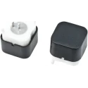 RS PRO Black Tactile Switch Cap 2 mm Actuator, SPST 30mA 28 V dc Surface Mount 734-7353P