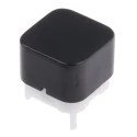 RS PRO Black Tactile Switch Cap, 2 mm Actuator Length, SPDT 30mA 28 V dc Momentary Surface Mount 14N Operating 734-7362P