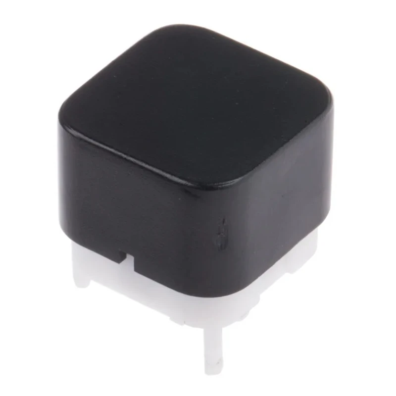RS PRO Black Tactile Switch Cap, 2 mm Actuator Length, SPDT 30mA 28 V dc Momentary Surface Mount 14N Operating 734-7362P