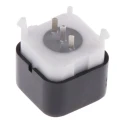 RS PRO Black Tactile Switch Cap, 2 mm Actuator Length, SPDT 30mA 28 V dc Momentary Surface Mount 14N Operating 734-7362P