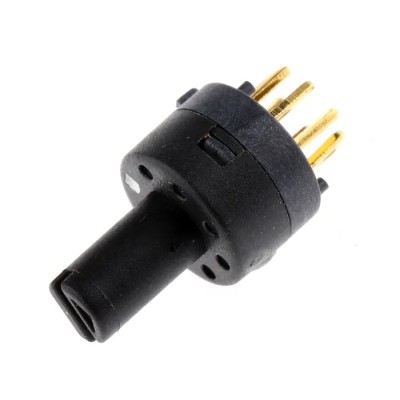 RS PRO Rotary Switch PCB Mount 3 Position On-Off-Off 0.5A 24Vdc 734-7369P