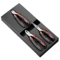 Facom 3-Piece Plier Set Combination Pliers Diagonal Cutters Half Round Long Nose MOD.CPEA0PB