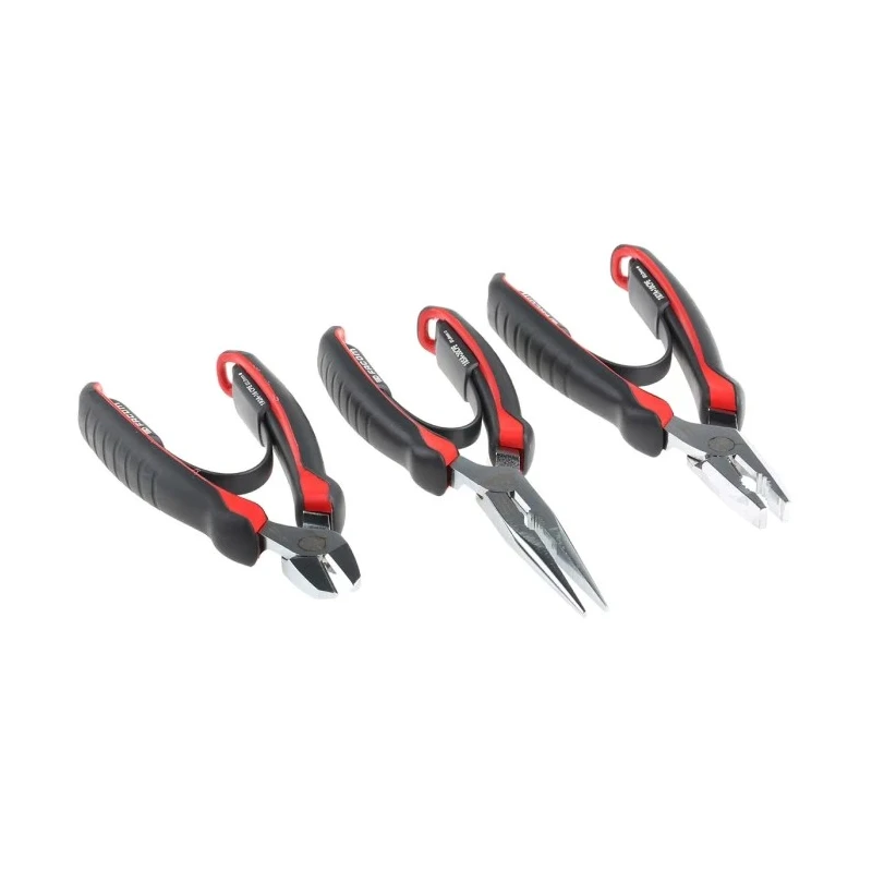 Facom 3-Piece Plier Set Combination Pliers Diagonal Cutters Half Round Long Nose MOD.CPEA0PB