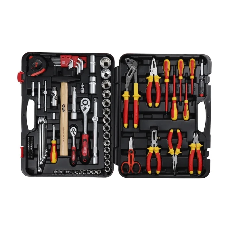 RS PRO 88 Piece VDE/1000V Approved Electrician Tool Kit with Case 734-8885