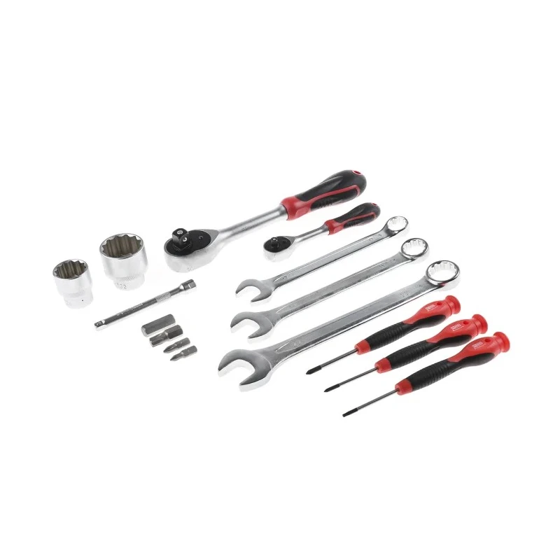 RS PRO 94 Piece Mechanical Tool Kit with Screwdrivers, Ratchet, Sockets, Precision Screwdrivers, Spanners, Bits in 734-8889