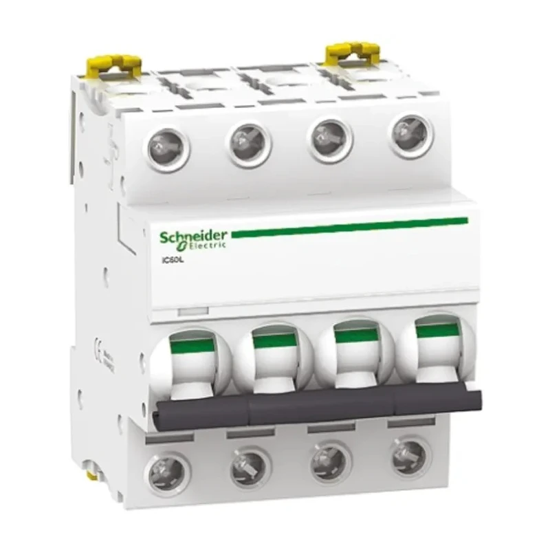 Schneider Electric Acti9 iC60L Miniature Circuit Breaker 4-Pole 20A Type C Thermal Magnetic 100V-440V A9F94420