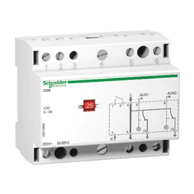 Schneider Electric iC60 Contactor 230V AC Coil, 1-Pole, 90A, Motor Control and Resistive Load, DIN Rail Mount A9C15908