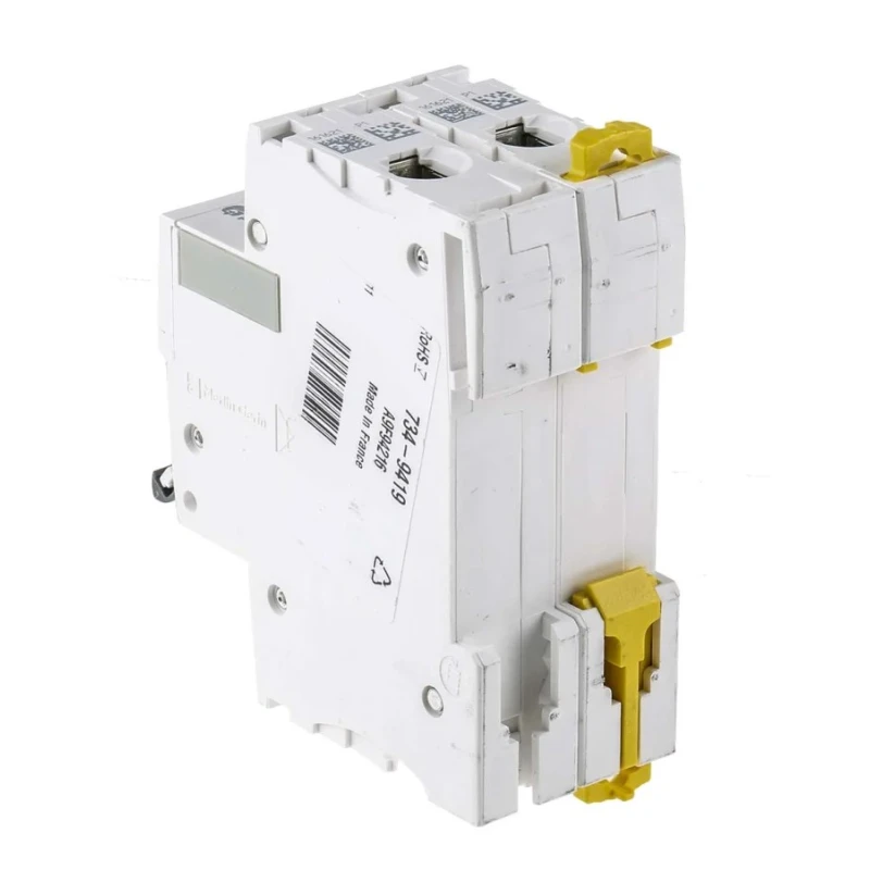 Schneider Electric Acti9 iC60L Miniature Circuit Breaker, 2-Pole, 16A, Type C, Thermal Magnetic Trip Unit A9F94216