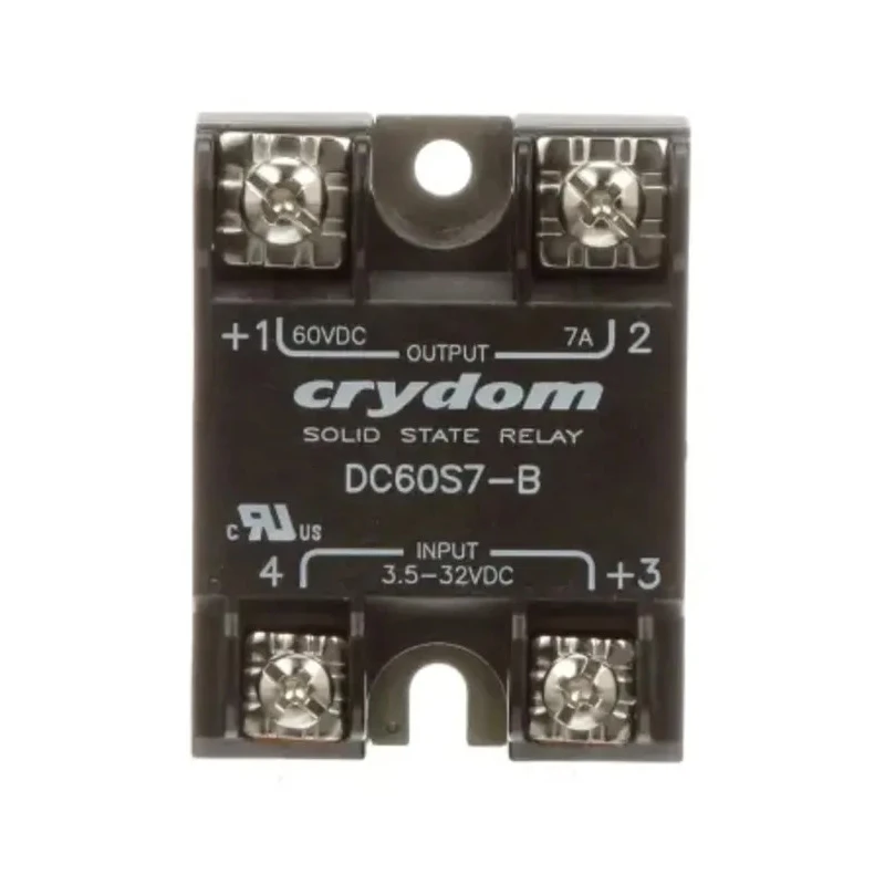 Crydom DC60 Series Solid State Relay 7A Load 60V DC Panel Mount Screw Terminals Bipolar Transistor Output 