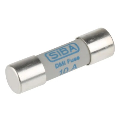 SIBA 10A Ceramic Cartridge Fuse 10 x 38 mm 1kV AC URZ Series 50-199-06/10A
