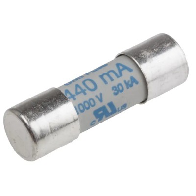 SIBA 440mA Ceramic Cartridge Fuse, 10 x 35 mm, 1.1 kV AC Voltage 50-210-06/0.44A