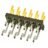 Amphenol Communications Solutions Minitek Series Right Angle Surface Pin Header, 12 Contacts, 2 mm Pitch 10112690-G03-06ULF