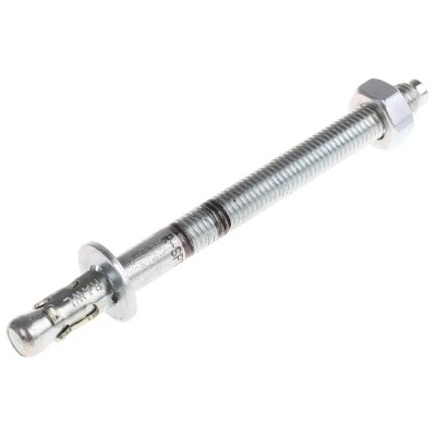 RawlPlug Carbon Steel Zinc Plated Bolt Anchor Thread Size 10 mm Length 130 mm R-XPT-10130/60