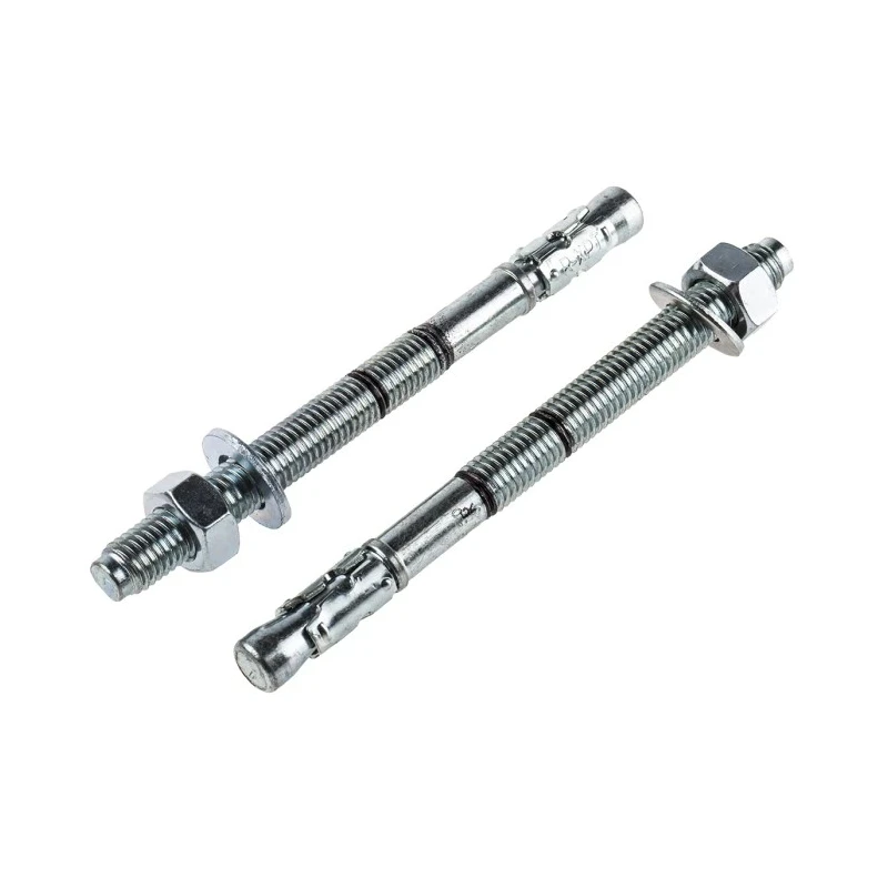 RawlPlug Carbon Steel Bolt Anchor 12 mm Thread Size x 150 mm Length Through Bolt Anchor Zinc Plated R-XPT-12150/55