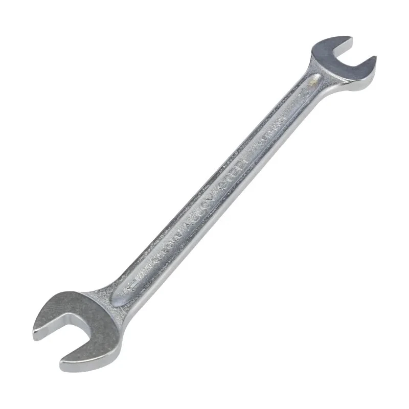 STAHLWILLE Double Ended Open Spanner Metric, 10 x 11 mm Size, Alloy Steel Chrome Finish, 155mm Overall Length 40031011